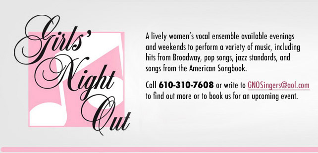 A women’s vocal ensemble available evenings and weekends to perform a variety of music, including light classical, holiday, pop and show tunes. 